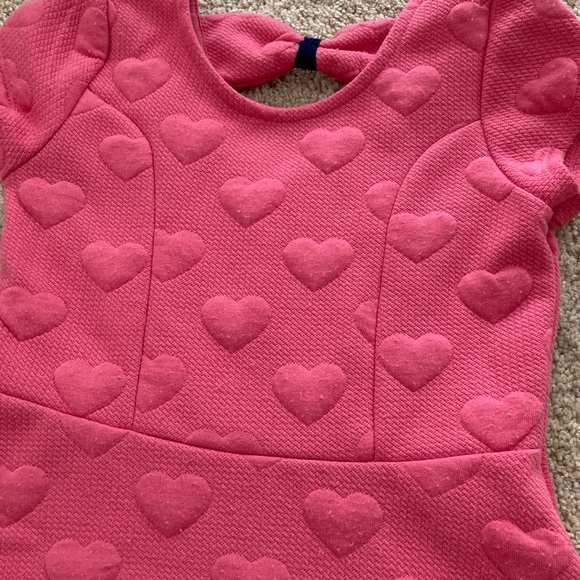 Girls dress pink with hearts size 5 - Picture 8 of 12